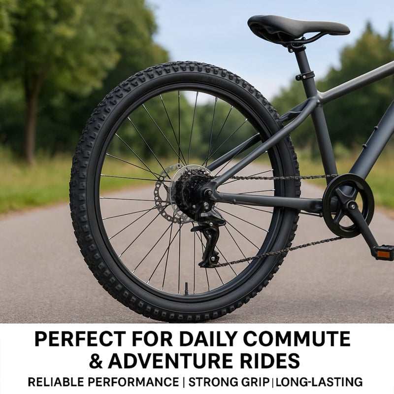 RALSON 20x2.125 Bicycle Tyre | Durable Rubber Mountain Bike Tyre for MTB, City Bicycle, Kids Bikes & E-Bikes – Strong Grip & Smooth Ride - Image 3