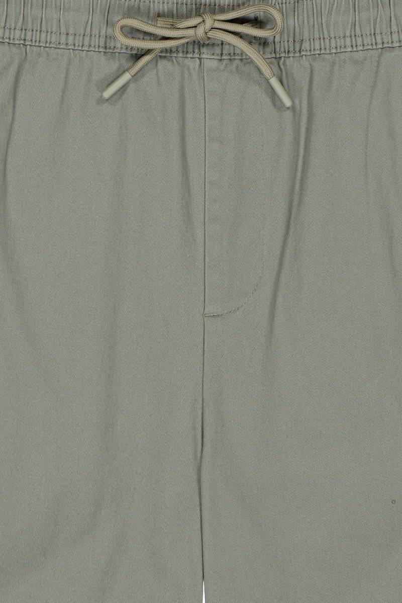 Threadbare Men Plain Cargo Shorts, Sage Green - Image 5
