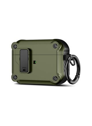 Case Compatible with for Airpods Pro 2nd Generation Case 2022 with Secure Lock Clip, Hard Shell Apple AirPods Pro 2 Case Cover with Keychain for Men Women Shockproof Protective Case for AirPods Pro 2,ArmyGreen - pzsku/ZAD9FC33878AB74367B83Z/45/1742324004/d228435e-b289-4f26-ab06-df2d59f3110d