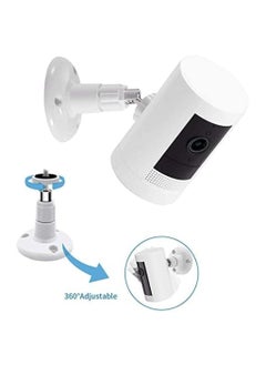 Anmi Wall Mount for Ring Indoor Cam Ring Stick Up Cam, 360 Degree Adjustable Mount Bracket for Ring Camera Outdoor Indoor Security Camera System (3 Pack)  - Image 3