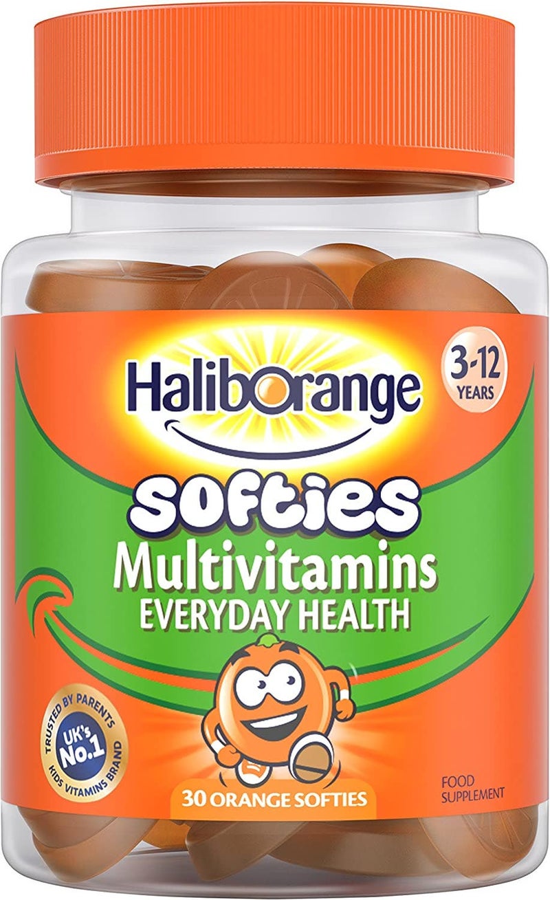 Haliborange Kids Multivitamin Supplement, Orange Flavored Softies, Pack of 30's - Image 2