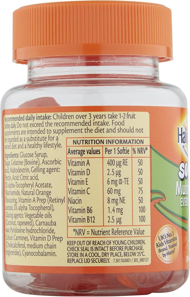 Haliborange Kids Multivitamin Supplement, Orange Flavored Softies, Pack of 30's - Image 3