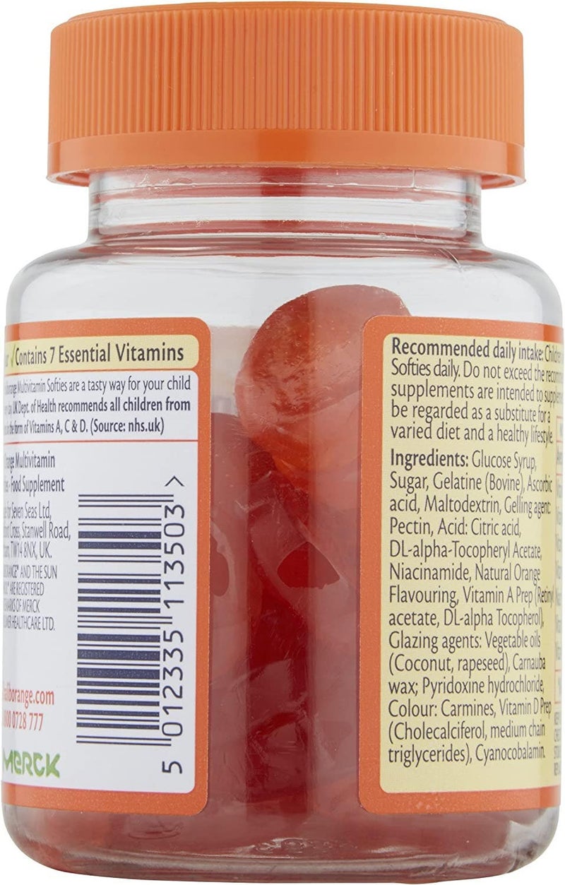 Haliborange Kids Multivitamin Supplement, Orange Flavored Softies, Pack of 30's - Image 4
