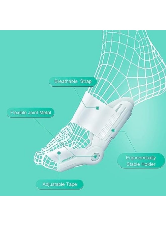 Orthopedic Bunion Corrector & Toe Straightener Splint - Adjustable Big Toe Alignment Support for Men & Women - Relief for Bunion Pain & Fracture Support - Universal Fit for Left or Right Foot - White - Image 5
