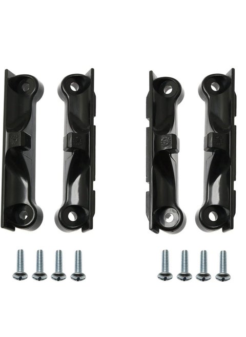 4 PCS Black CPU Fan, AM4 Backplane Back Durable CPU Heatsink Bracket, CPU Fan Support Bracket for AM4