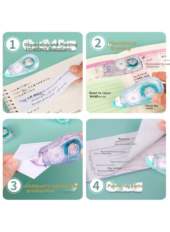 LPS لاصق دوت غراء مزدوج الجوانب مع نواة قابلة للاستبدال شريط تصحيح للطلاب قوي ثابت عالي اللزوجة دوت غراء يدوي 218 أزرق - Image 3