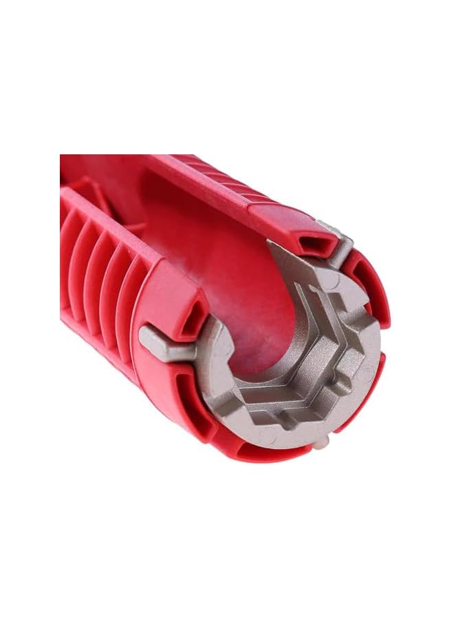 promass Faucet and Sink Installer, 8 in 1 Multifunctional Faucet Wrench Tool Double Head Sink Installer Tool Water Pipe Spanner Tackle For Toilet Bowl Bathroom Kitchen Plumbing - Image 2