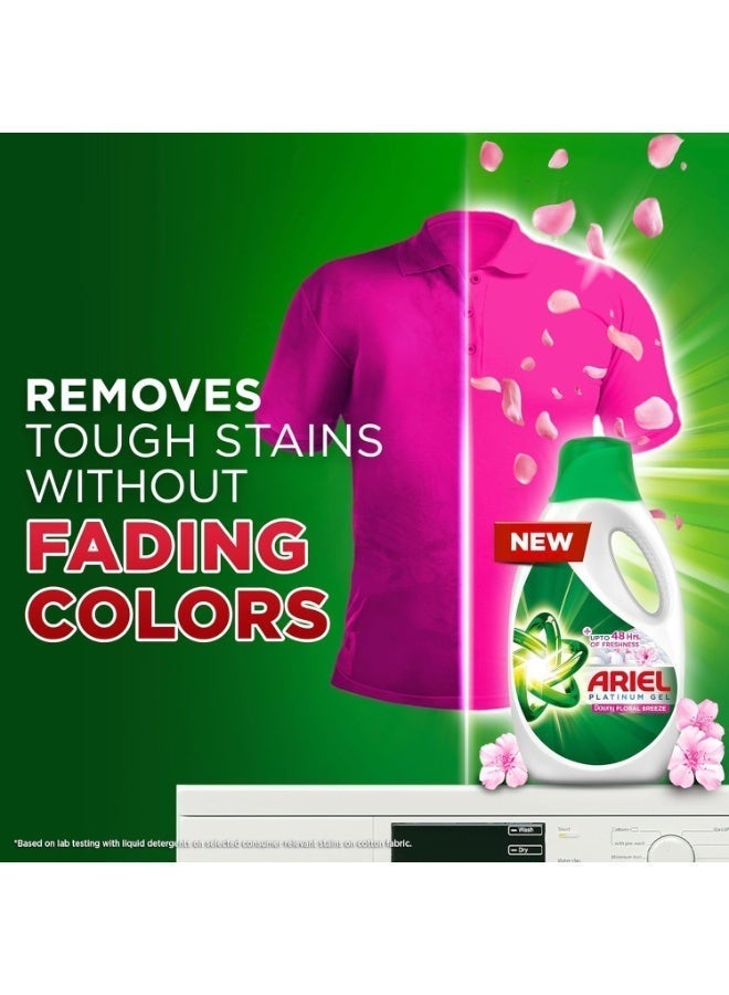 Ariel Floral Breeze Laundry Detergent Power Gel 1.8L x 2, Dual Pack - Image 2