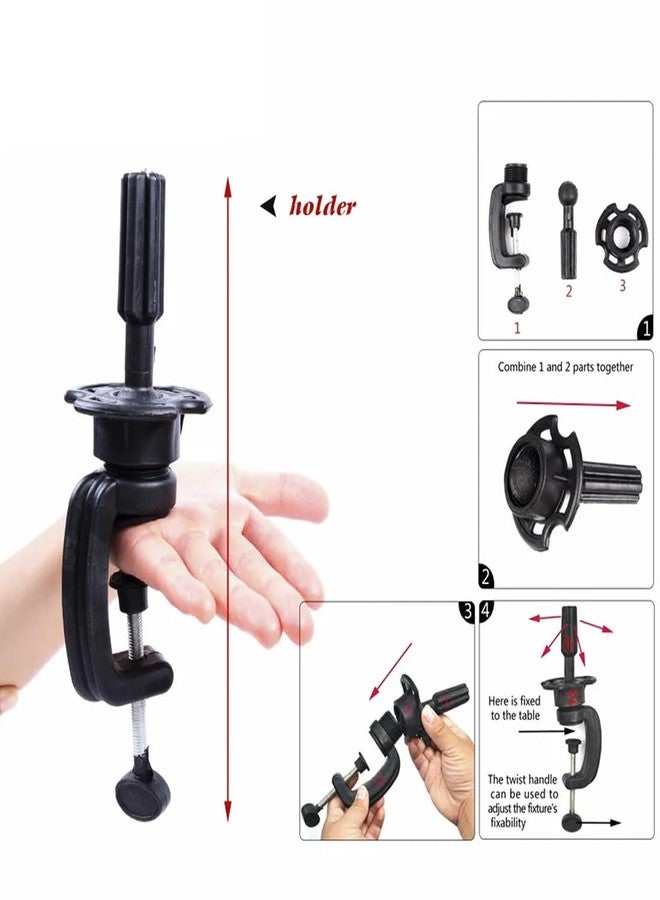 SOHAM SHREE ® Clamp Stand Holder for Cosmetology Wig Mannequin Manikin Training Head Stands Wig Mannequin Head Standard SIZE (02) - Image 2