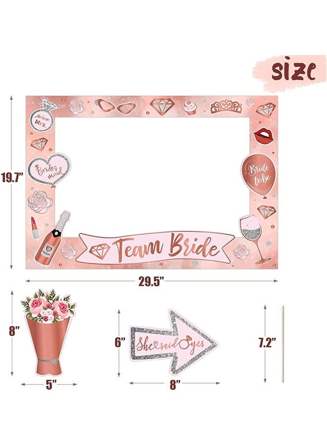 Quantum Party Decoration, Bridal Photo Booth Props and Frame, Bride Photo Booth Props Paper Frame Party Decoration Party Supplies Accessories - Image 2