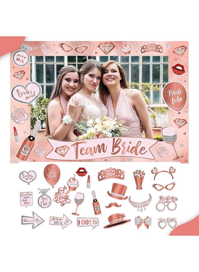 Quantum Party Decoration, Bridal Photo Booth Props and Frame, Bride Photo Booth Props Paper Frame Party Decoration Party Supplies Accessories - Image 4