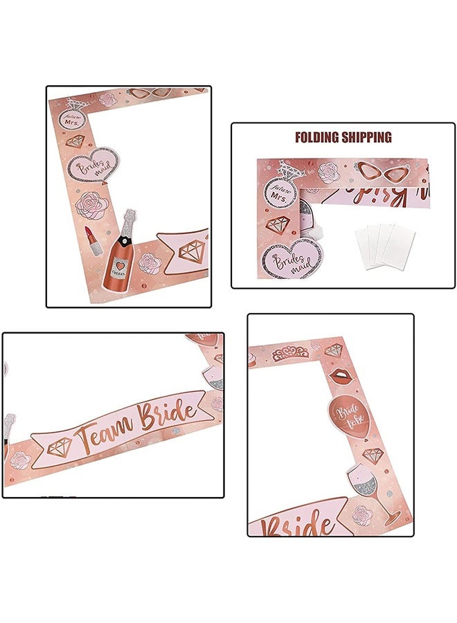 Quantum Party Decoration, Bridal Photo Booth Props and Frame, Bride Photo Booth Props Paper Frame Party Decoration Party Supplies Accessories - Image 3