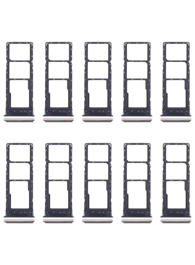 إيروريكس لـ Tecno Spark 20 Pro 4G، 10 قطع من درج بطاقة SIM الأصلي + درج بطاقة SIM + درج بطاقة Micro SD (ذهبي) - Image 1