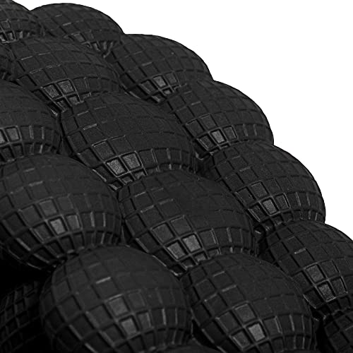 Rojeam House Slippers for Women and Men EVA Shower Shoes Massage Bubble Slides Bathroom Sandals, Black, 9/10 US - Image 3