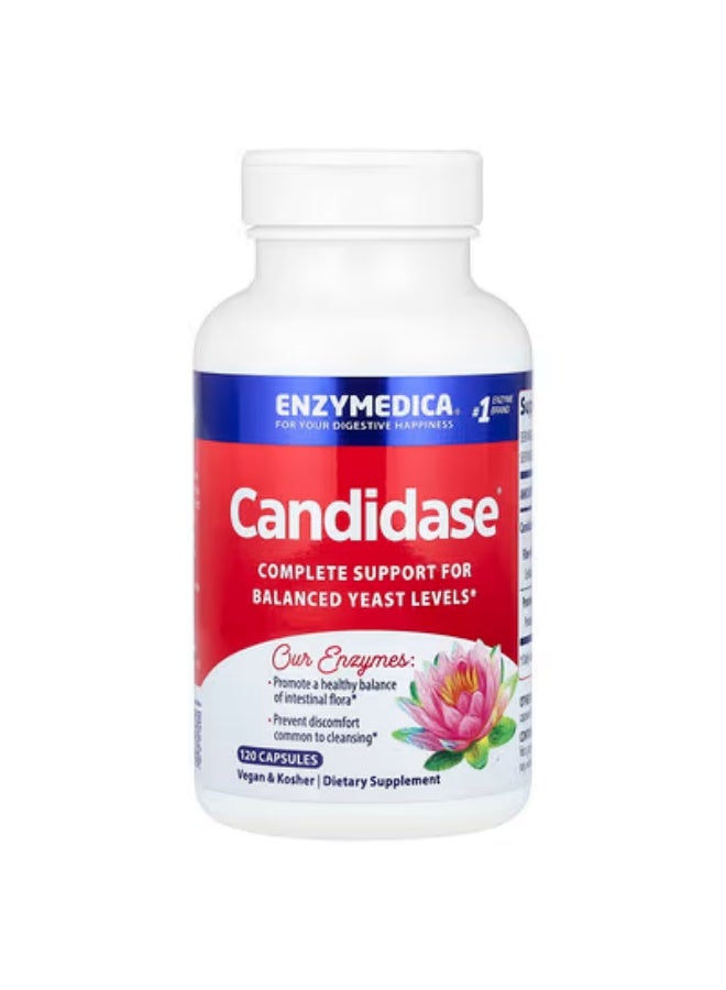 Enzymedica, Candidase, 120 Capsules