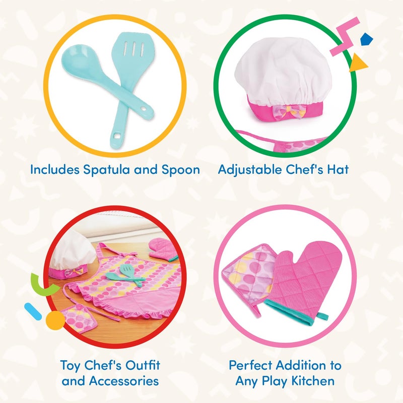Battat- Play Circle- Play Kitchen For Toddlers – Baking Set – Chef'S Hat & Apron- Pretend Play – 3 years + - Image 3