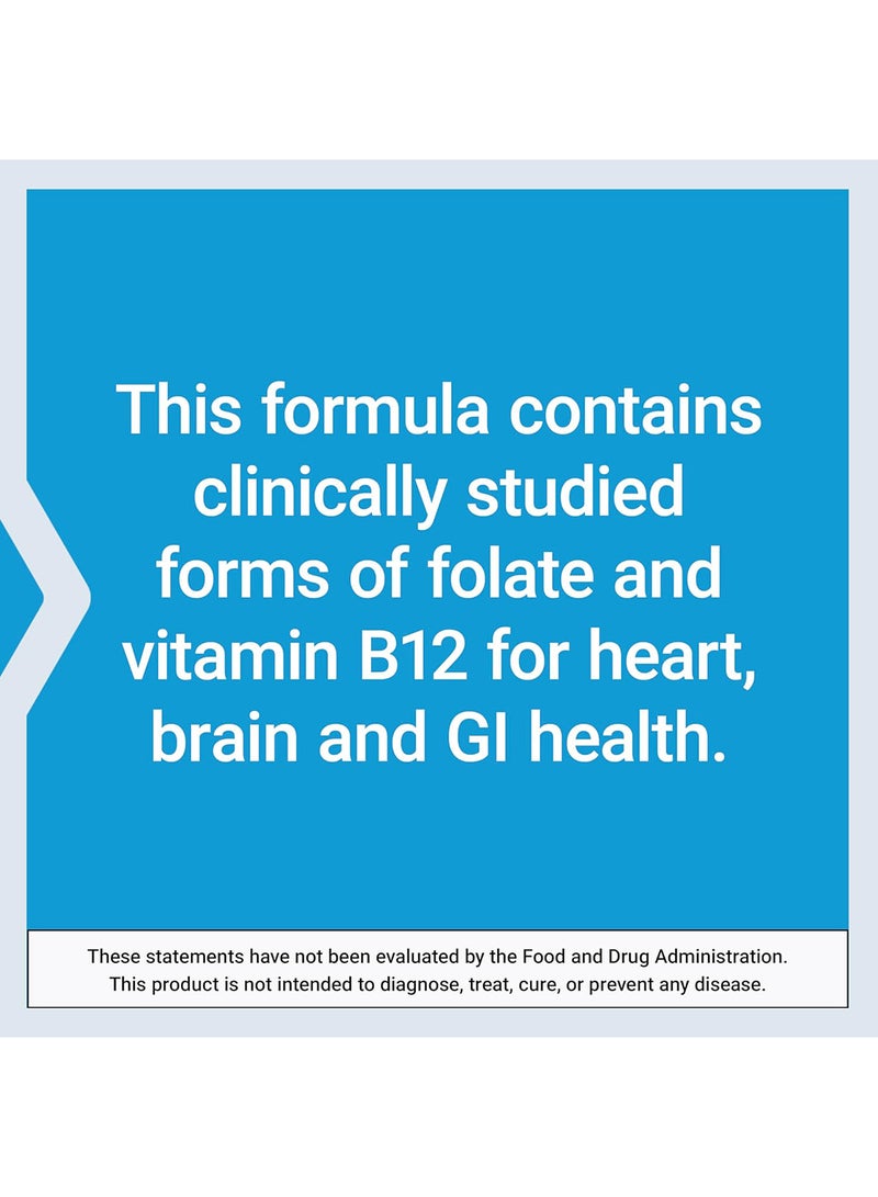 Life Extension Folate And Vitamin B12 90 Vegetarian Capsules - Image 5