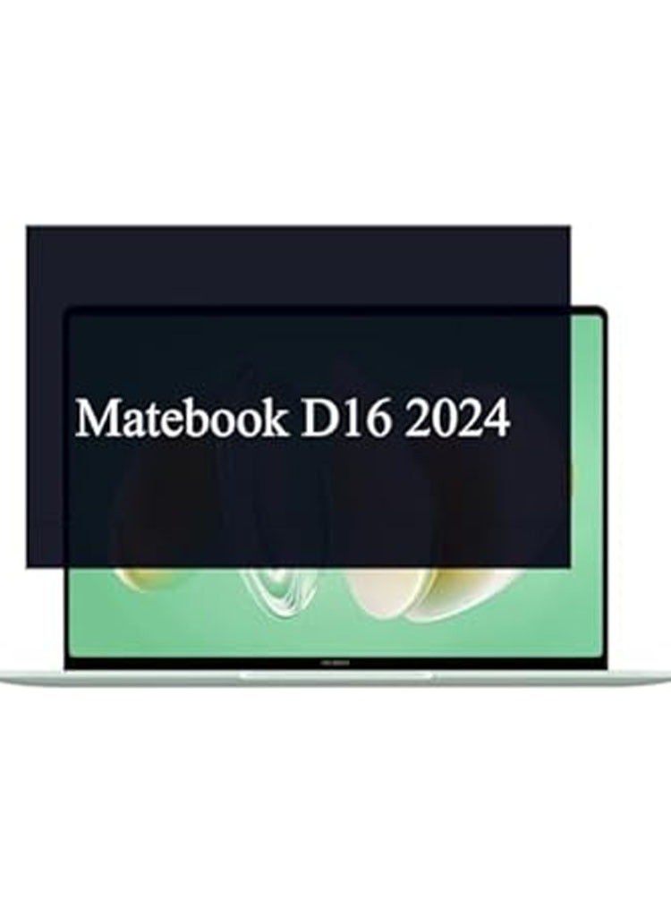 Laptop Screen Protector Compatible with Huawei Matebook D16 2024 16 Inch Model MCLF-X MCLG-16 MCLEF-X 360 Degree Privacy Protection Privacy Film - Image 1