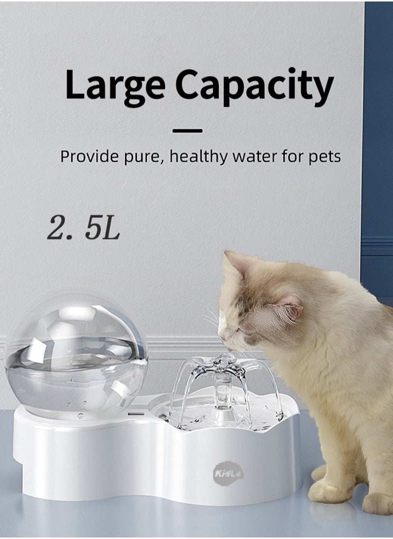 Kidle - Cat Water Dispenser Automatic Circulation Filter Pet Water Dispenser Bubble Water Dispenser - Image 1