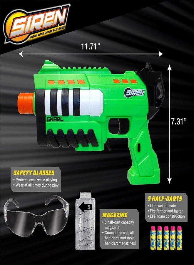 Siren Blasters Gnarl Ultra Long Range Blaster, Multi-Shot Compact Foam Dart Blaster, 5-Dart Magazine, 150 Ft Range, 150 FPS, Outdoor Games, Ages 14+ - Image 4