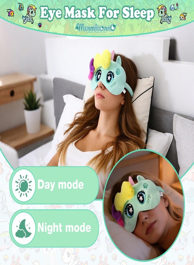Tokidoki Official Unicorno Sleep Mask for Kids, Soft Cute Washable Eye Mask, Adjustable Strap Light Blocking Blackout Blindfold, Travel Nap Mask for Side Sleep, Birthday Christmas Gift for Child - Image 5