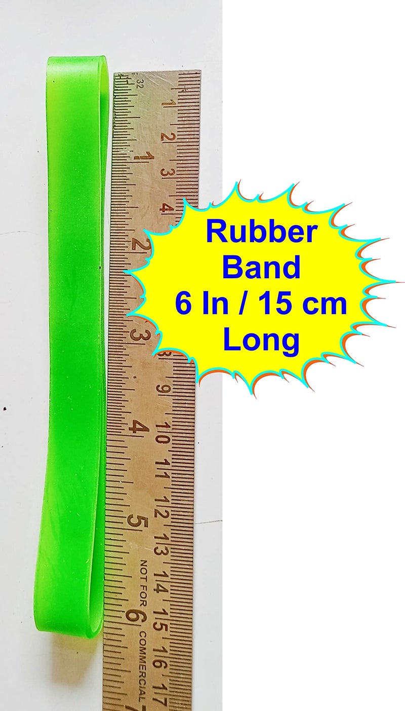 IMPRINT Super Long and Wide Nylon Rubber Bands | 25 Pieces 6 Inch Long and 10-11 mm wide | Color May Vary - Image 3