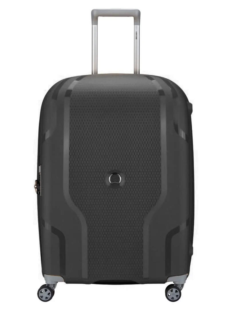 DELSEY Paris Recycled Clavel 70Cm Expandable  4 Double wheel Check-In Luggage Trolley Black