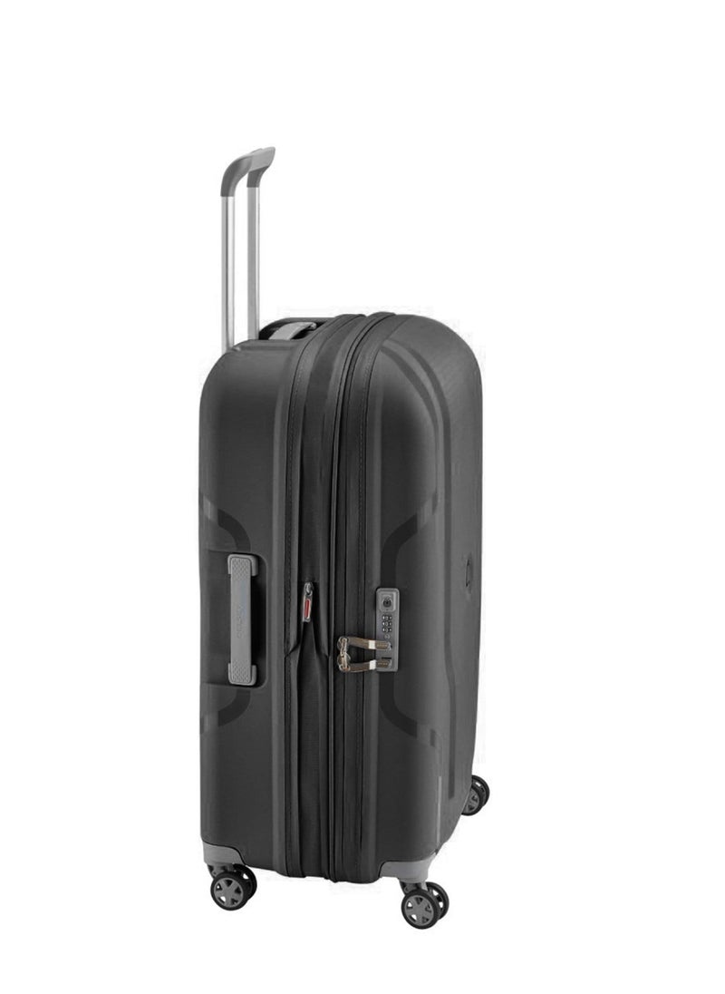 DELSEY Paris - Recycled Clavel 70Cm Expandable  4 Double wheel Check-In Luggage Trolley Black - Image 1