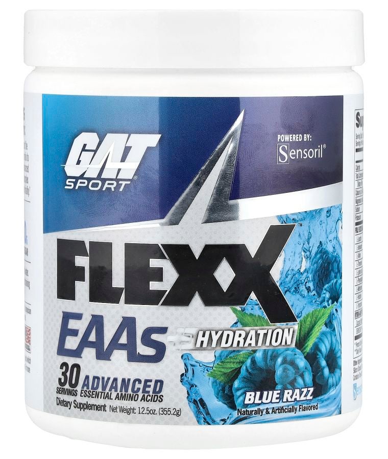 Flexx EAAs + Hydration Blue Razz 12.5 oz (355.2 g)