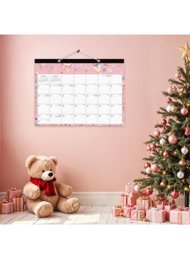 Ymumuda Desk Calendar 2026-2027 Wall Calendar 2 in 1, Monthly Desk Calendar 2026 from JAN.2026 to JUN.2027, 18-Month, Large 12"×17", Waterproof Cover, Hanging Rope, Home/office/School Planners - Image 5