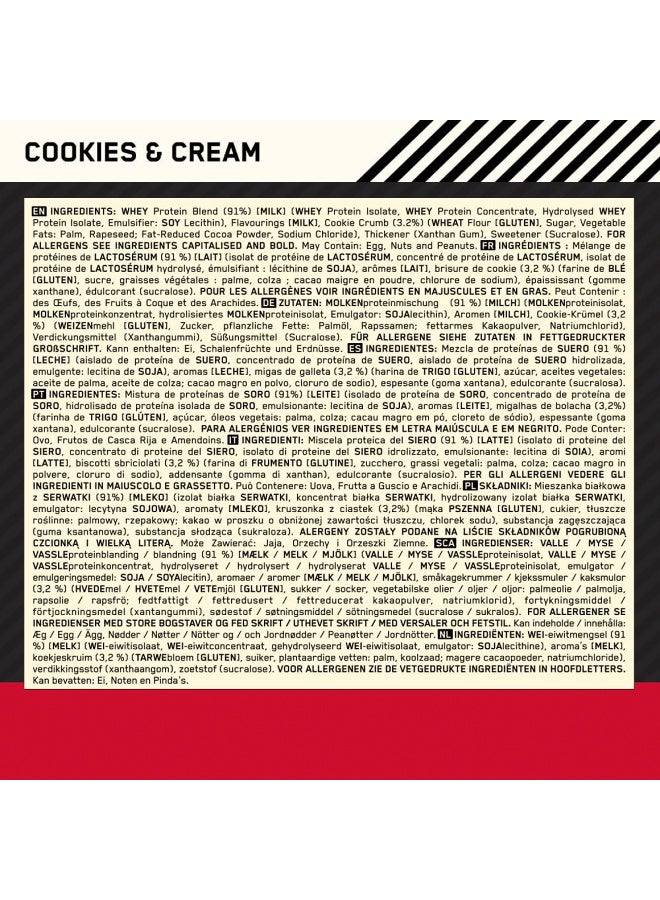 Optimum Nutrition Whey Gold Standard  Cookies & Cream  2.27KG - Image 3