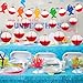 Renbuzhu 13Pcs Gone Fishing Paper Honeycomb Ball Fish Banners Party Decorations for UnderTheSeaSummerMermaidLuauHawaiianOceanBirthday Decor Supplies - Image 4