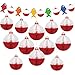 Renbuzhu 13Pcs Gone Fishing Paper Honeycomb Ball Fish Banners Party Decorations for UnderTheSeaSummerMermaidLuauHawaiianOceanBirthday Decor Supplies - Image 2