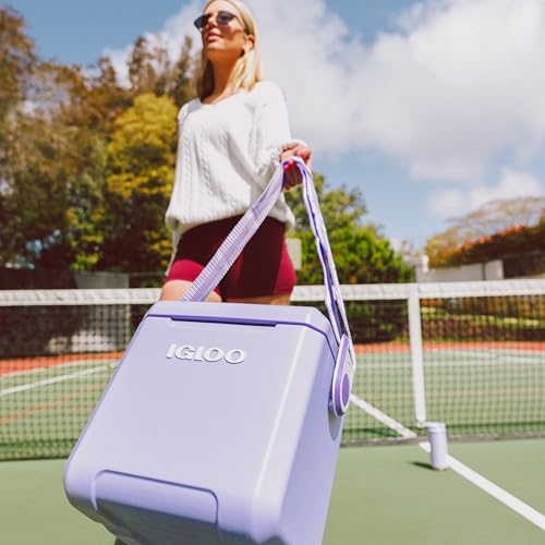 Igloo ثلاجة بيك نيك إيغلو ليلك بريز سعة 11 لتر مع حزام - Image 4