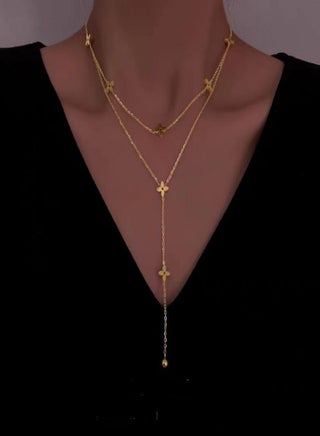 18K Gold Plated Stainless Steel Double Pendant Necklace/No Fading - pzsku/ZADA1567F62E57823D00AZ/45/_/1693210155/66b06487-5700-4602-8f6a-7c5c3db056aa