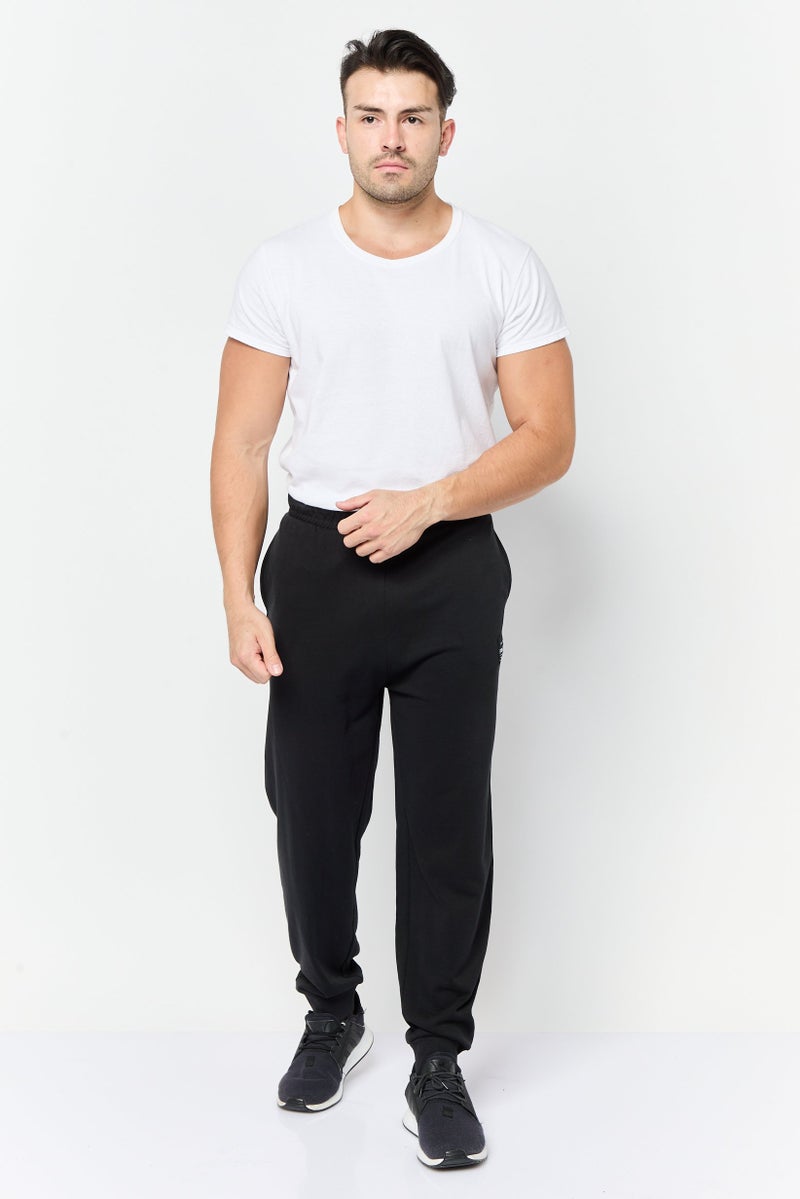 Paul Frank Men Regular Fit Brand Logo Jogger Pants, Black - Image 2