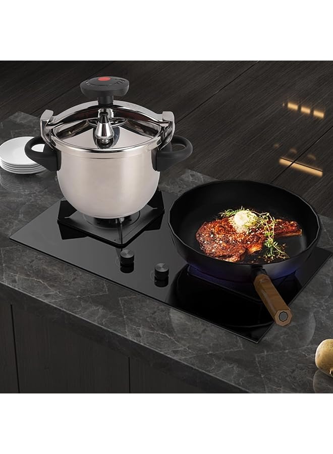 جياو قدر ضغط صغير، 3 لتر، من الفولاذ المقاوم للصدأ، توزيع متساوٍ للحرارة، مناسب لموقد الغاز والطباخ الحثي - Image 5