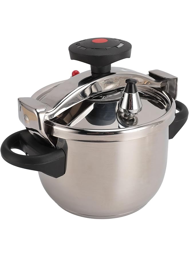 جياو قدر ضغط صغير، 3 لتر، من الفولاذ المقاوم للصدأ، توزيع متساوٍ للحرارة، مناسب لموقد الغاز والطباخ الحثي - Image 3