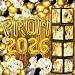 Yavxzvbw 100Pcs Prom 2026 Balloon Boxes Decorations with LED Lights Black and Gold Prom Decorations for Party 2026 Graduation Party Supplies - Image 2