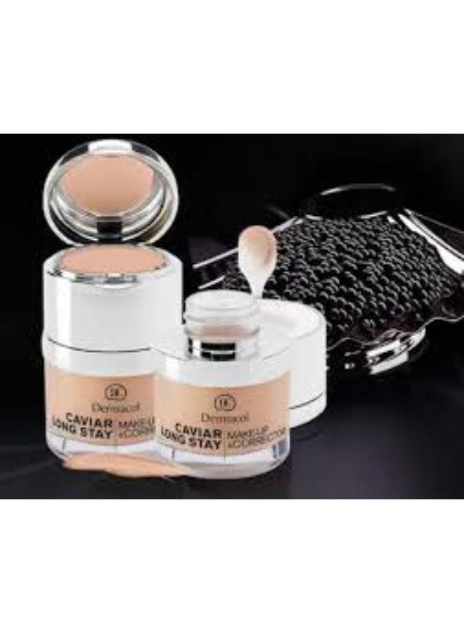 Dermacol Caviar Long Stay Makeup & Corrector 3 Nude 30ml - Image 2