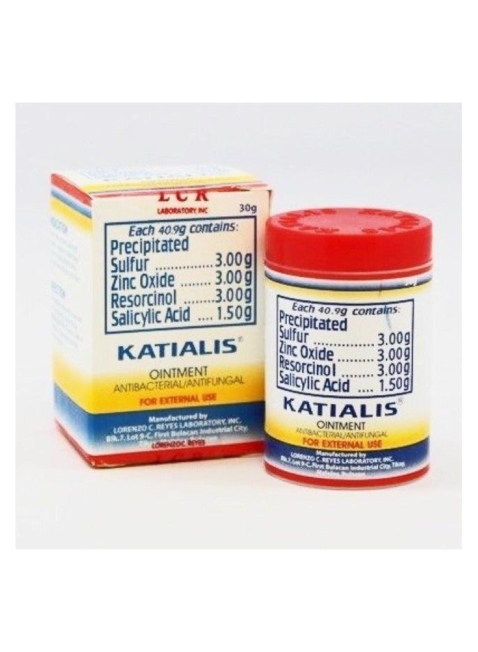 Katialis Antibacterial and antifungal ointment 30 grams - Image 1