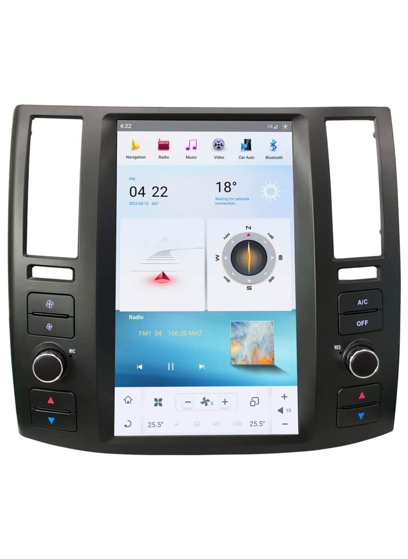 UKMASTER CAR HEAD UNIT FOR INFINITI FX25 FX35 FX45 FX37 2004-2008 11.8" 4GB 64GB ANDROID 11  - Image 1