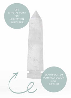 Prickly Pear Prickly Pear Clear Quartz Crystal Point - Individual Interchangeable Crystal  - Image 2