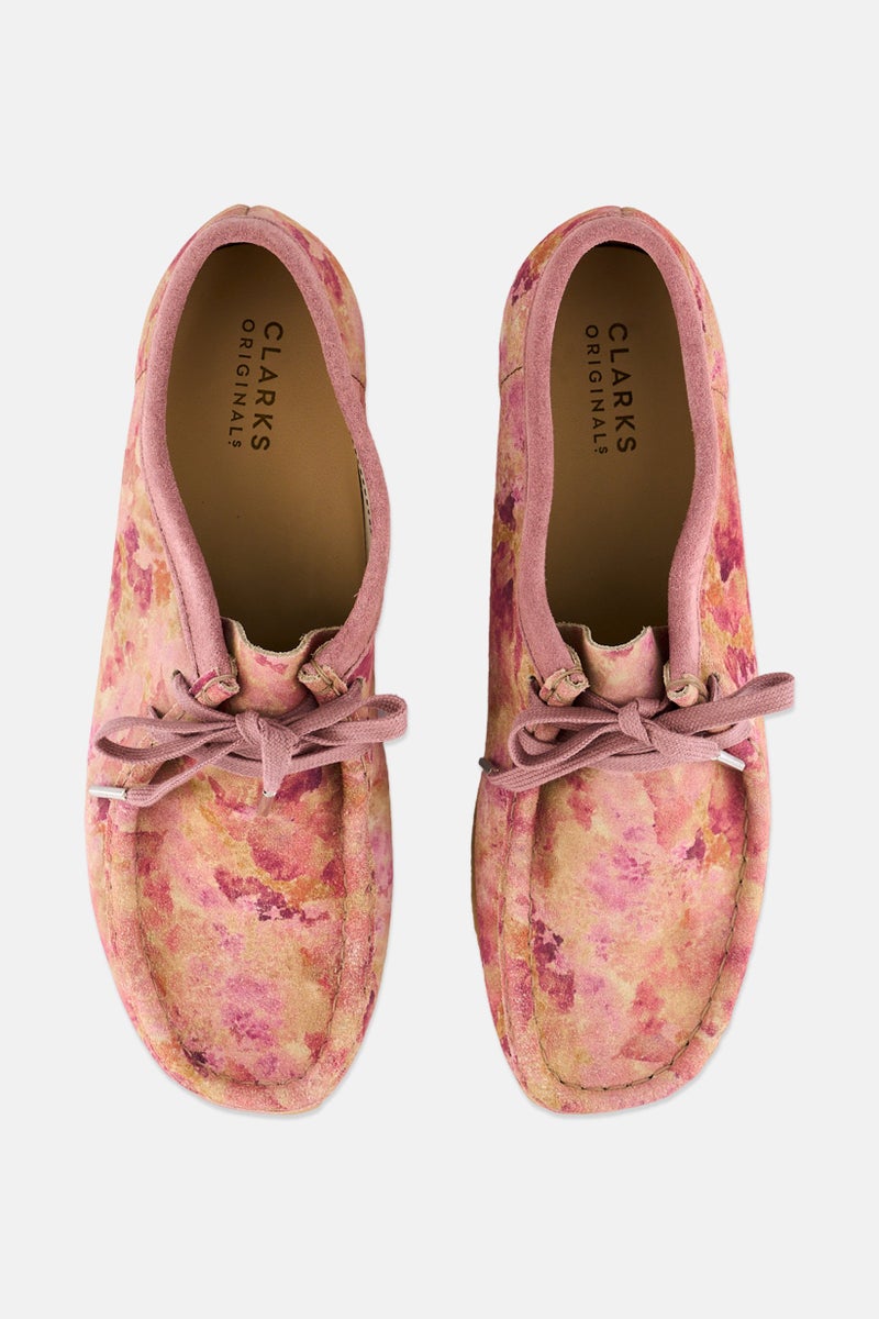 clarks Women Wallabee Suede Casual Shoes,Pink  - Image 3