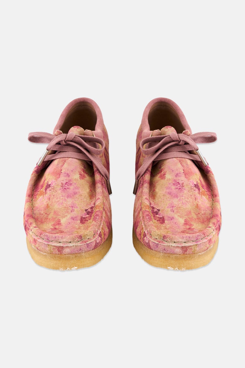 clarks Women Wallabee Suede Casual Shoes,Pink - Image 4