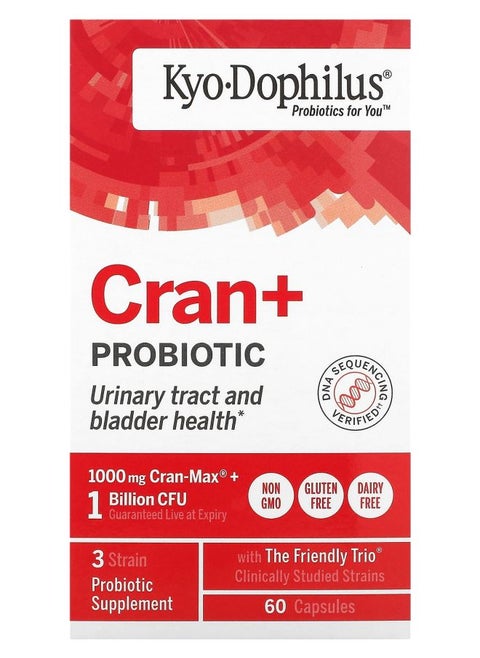 Kyo-Dophilus Cran+ Probiotic  60 Capsules