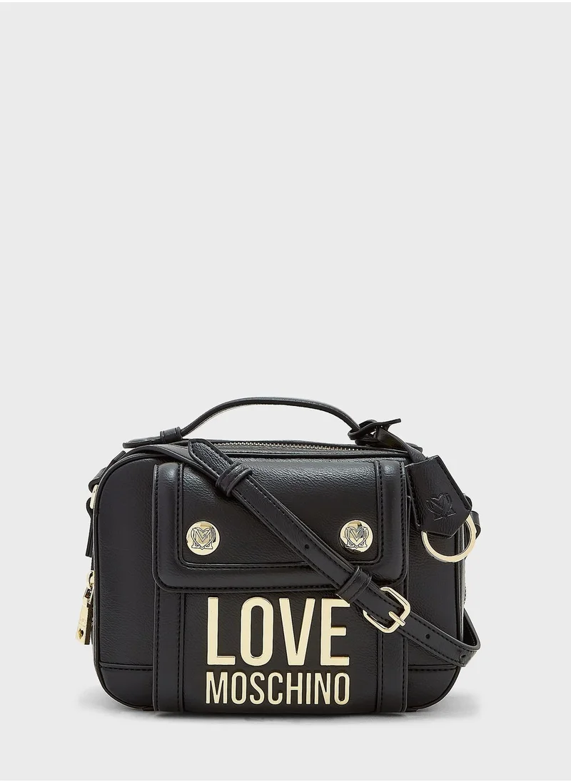 Love Moschino Logo Detail Crossbody Bag