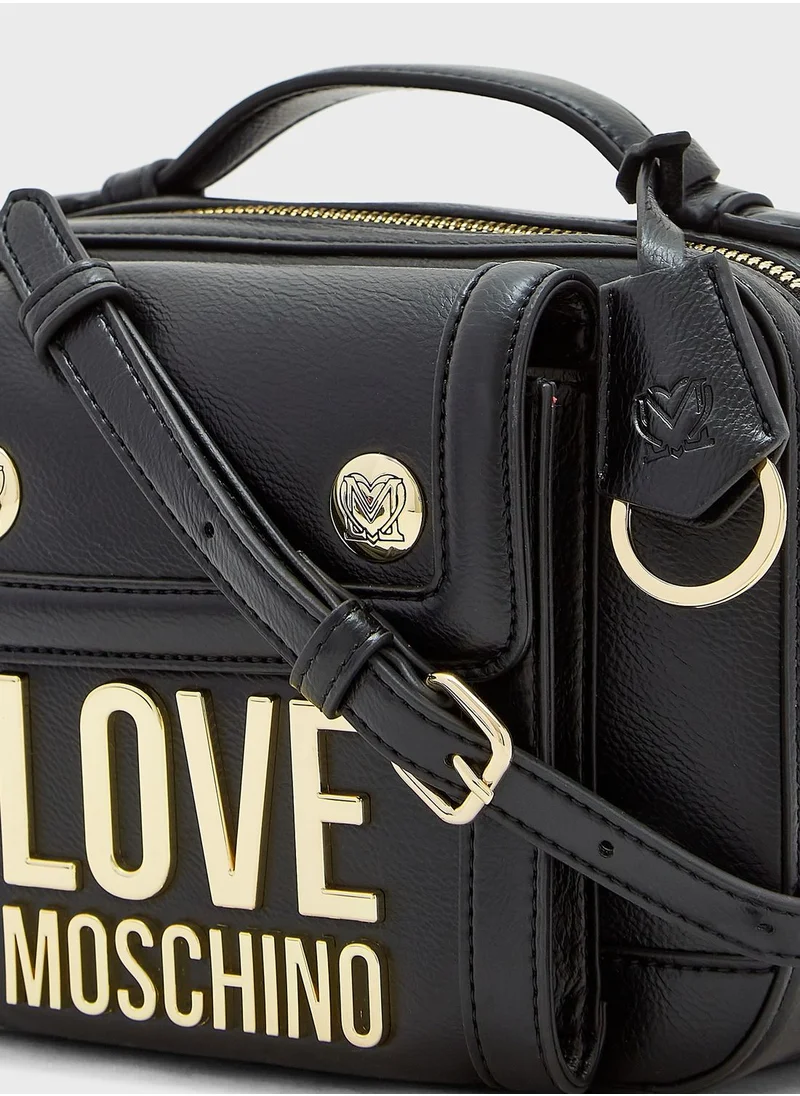 Love Moschino Logo Detail Crossbody Bag