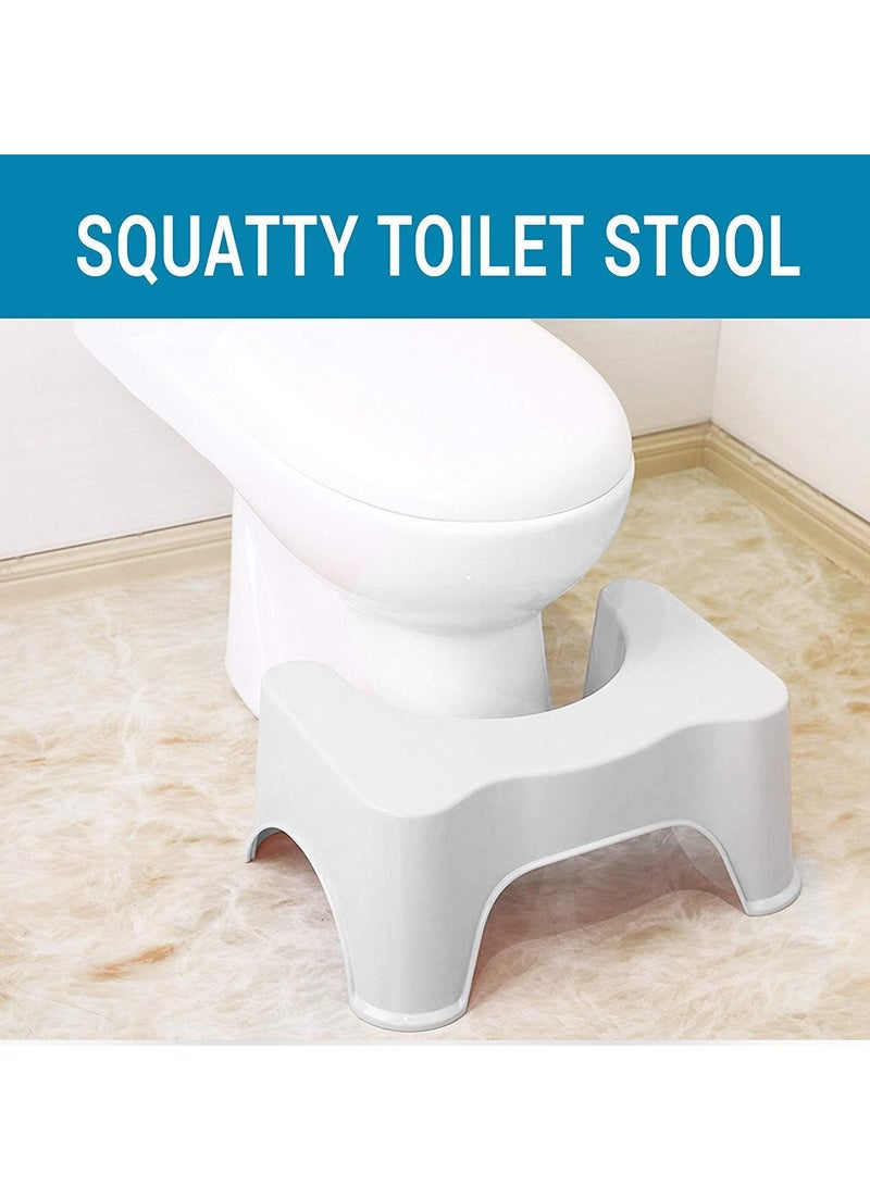 TIGER Plastic Foot Step for Western Toilet – Portable & Sturdy Potty Training Tool for Kids & Adults, Comfortable Step Stool for Easy Bathroom Access, Made in India, White Color, Perfect for Toilet Training & Everyday Use - Image 2