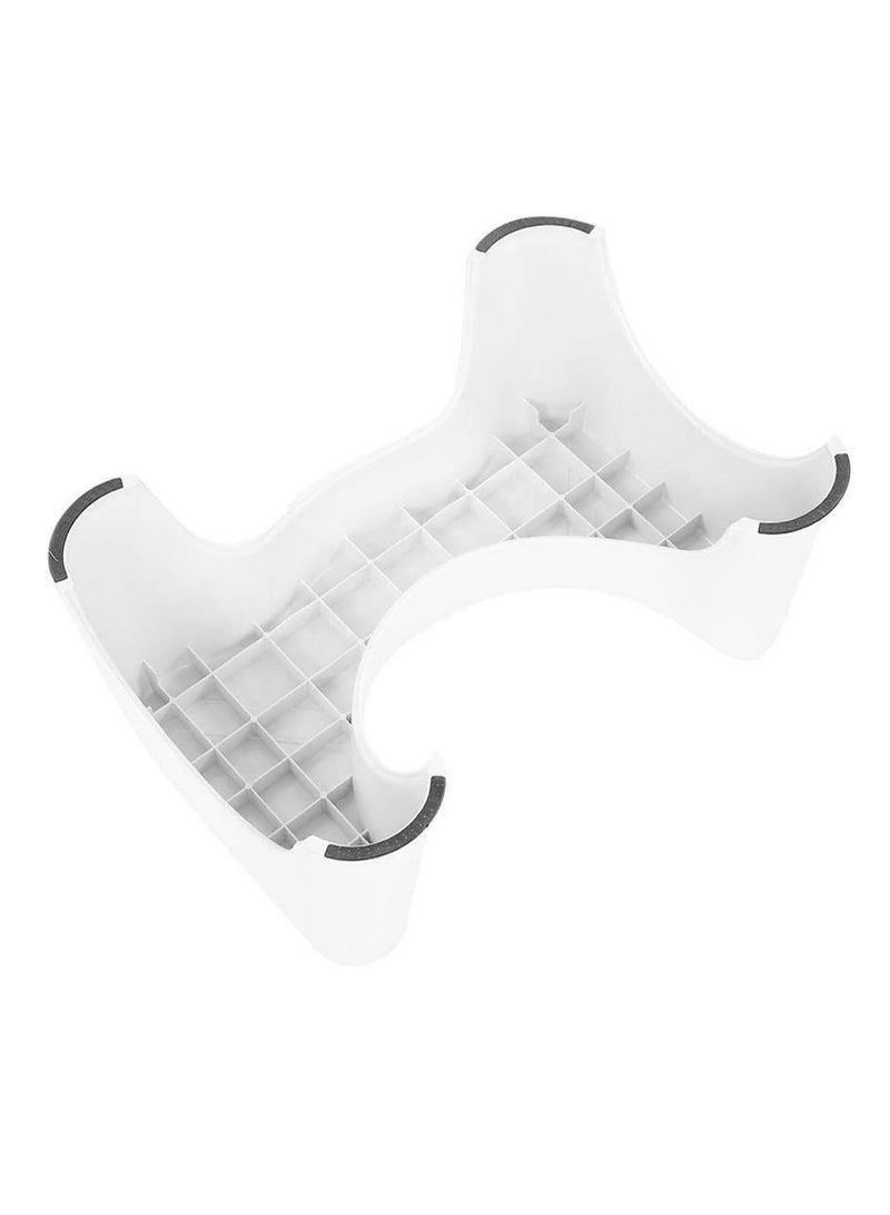 TIGER Plastic Foot Step for Western Toilet – Portable & Sturdy Potty Training Tool for Kids & Adults, Comfortable Step Stool for Easy Bathroom Access, Made in India, White Color, Perfect for Toilet Training & Everyday Use - Image 5
